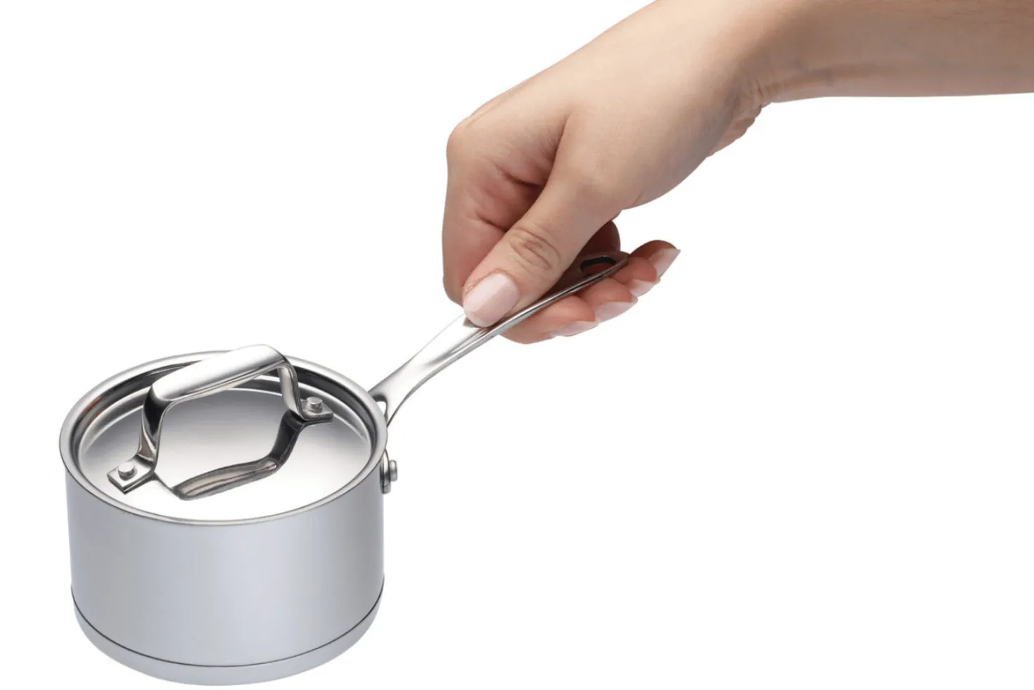 Mini casserole MasterClass en acier inox 8,5cm + couvercle