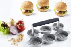 Mini-presse à hamburger Westmark Trio en aluminium