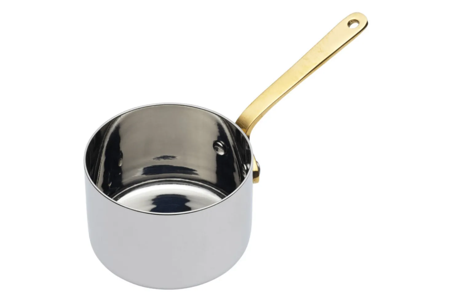 Mini saucière MasterClass en acier inox 6,5cm forme casserole