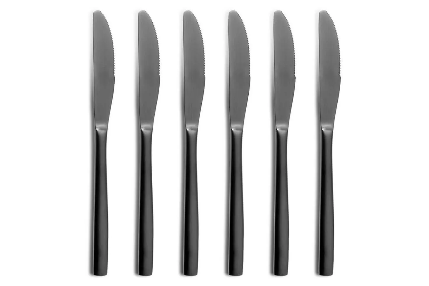 Ménagère 24 pièces Comas BCN Colors Noir acier inox 18/0