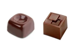 Moule à chocolats carrés 21 pièces de 10g