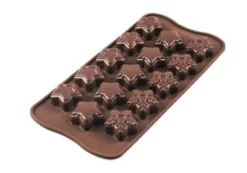 Moule à chocolat silicone Silikomart Easy Choc spécial Noël 214X106 mm