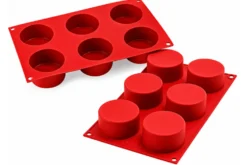 Moule en silicone professionnel Silikomart Silicon Flex 300x175mm 6 cylindres 133ml