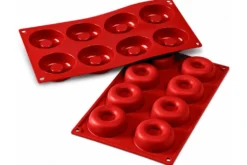 Moule en silicone professionnel Silikomart Silicon Flex 300x175mm 8 savarins 6.5cm