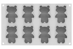 Moule en silicone professionnel Silikomart Silicon Flex 300x175mm 6 savarins 7.2cm