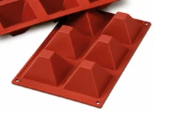 Moule en silicone professionnel Silikomart Silicon Flex 300x175mm 6 pyramides