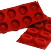 Moule en silicone professionnel Silikomart Silicon Flex 300x175mm 8 savarins ovales