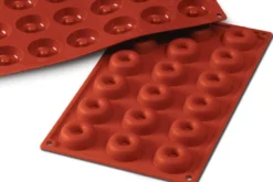 Moule en silicone professionnel Silikomart Silicon Flex 300x175mm 18 mini savarins