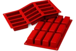Moule en silicone professionnel Silikomart Silicon Flex 300x175mm 12 mini cakes