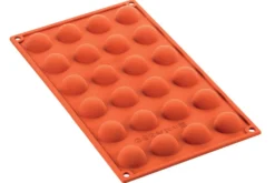 Moule en silicone professionnel Silikomart Silicon Flex 24 mini demi-sphères 10ml
