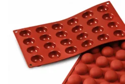 Moule en silicone professionnel Silikomart Silicon Flex 300x175mm 24 pomponnettes 3.4cm