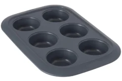 Moule pour 6 cupcakes Berghoff Gem Ø6,5cm acier carbone