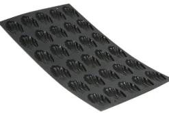 Moule pour 30 mini madeleines De Buyer Moul'flex 1994.01 en silicone