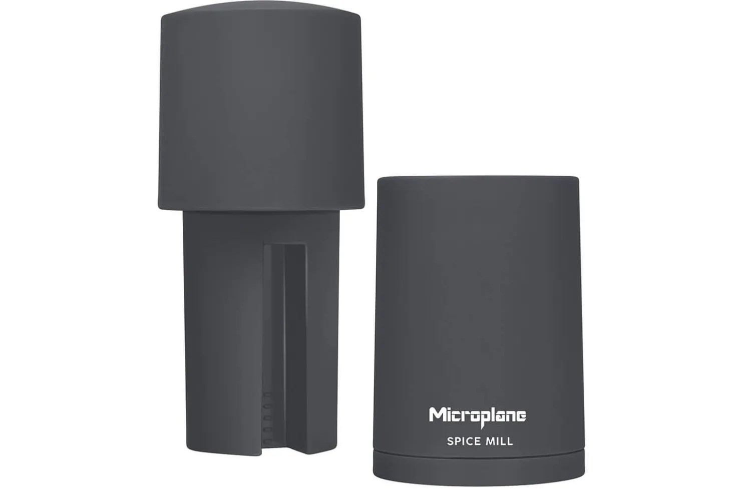 Moulin à épices Microplane 2-en-1 Gris Orage