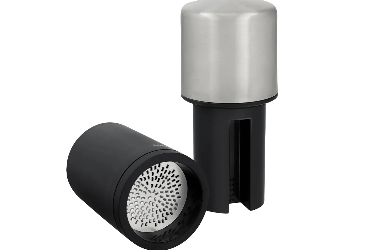 Moulin à épices Microplane 2 en 1 - Râper et stocker