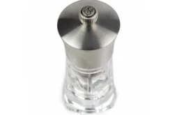 Moulin à piment sec manuel Peugeot Ouessant en inox et acrylique 14cm