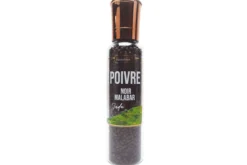 Moulin à poivre de Malabar noir des Indes Savor&Sens - 175g