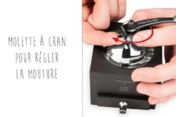 Moulin à poivre à manivelle Peugeot Roellinger 13cm