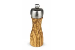 Moulin à poivre manuel Peugeot Fidji en bois d'olivier et inox