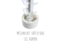 Moulin à sel humide manuel Peugeot Oslo en acrylique et inox 14cm