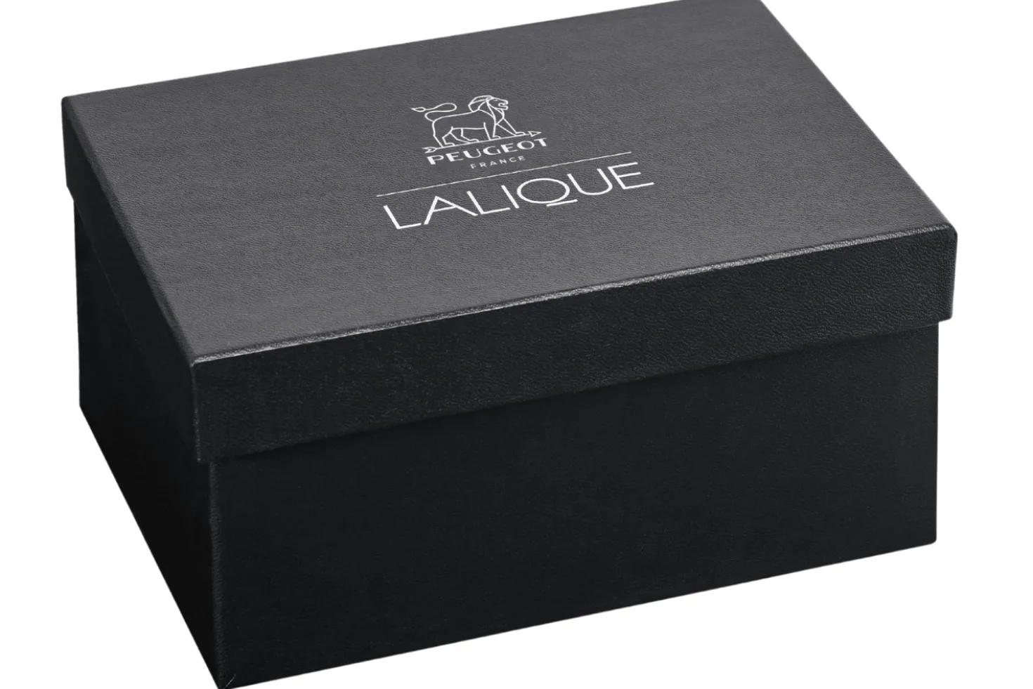 Moulin à sel Peugeot Lalique Feuilles en cristal 9cm - Edition limitée