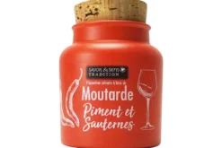 Moutarde traditionnelle Savor&Sens au Piment d'Espelette et Sauternes - 110g