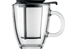 Mug à thé Bodum Yo-Yo Set 35cl en verre avec filtre