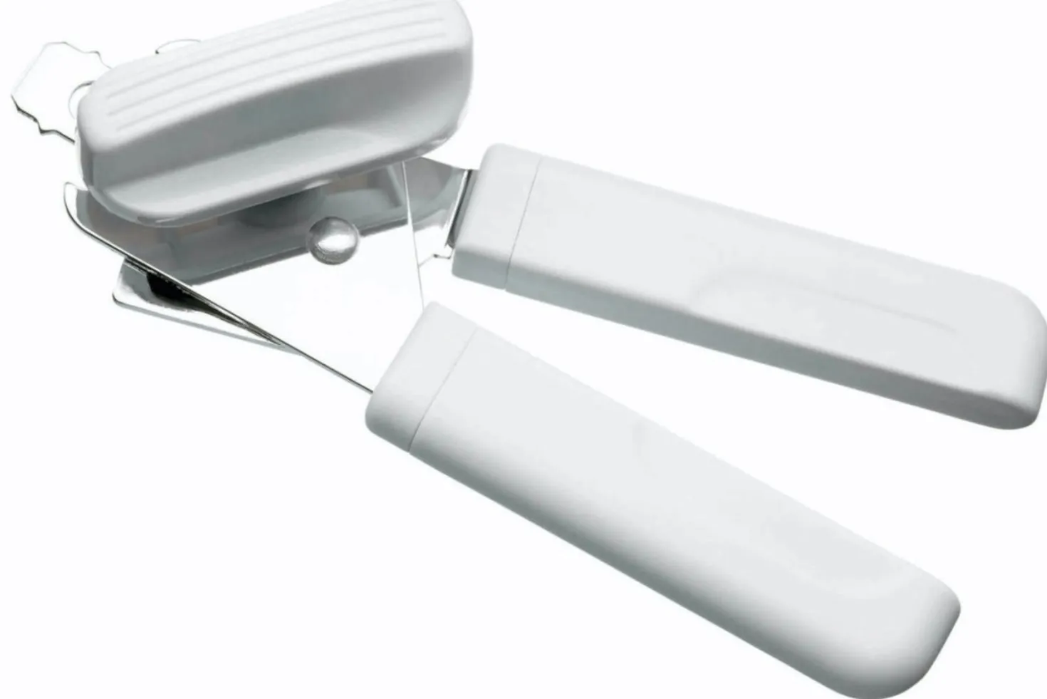 Ouvre-boîte KitchenCraft en acier inox et ABS blanc
