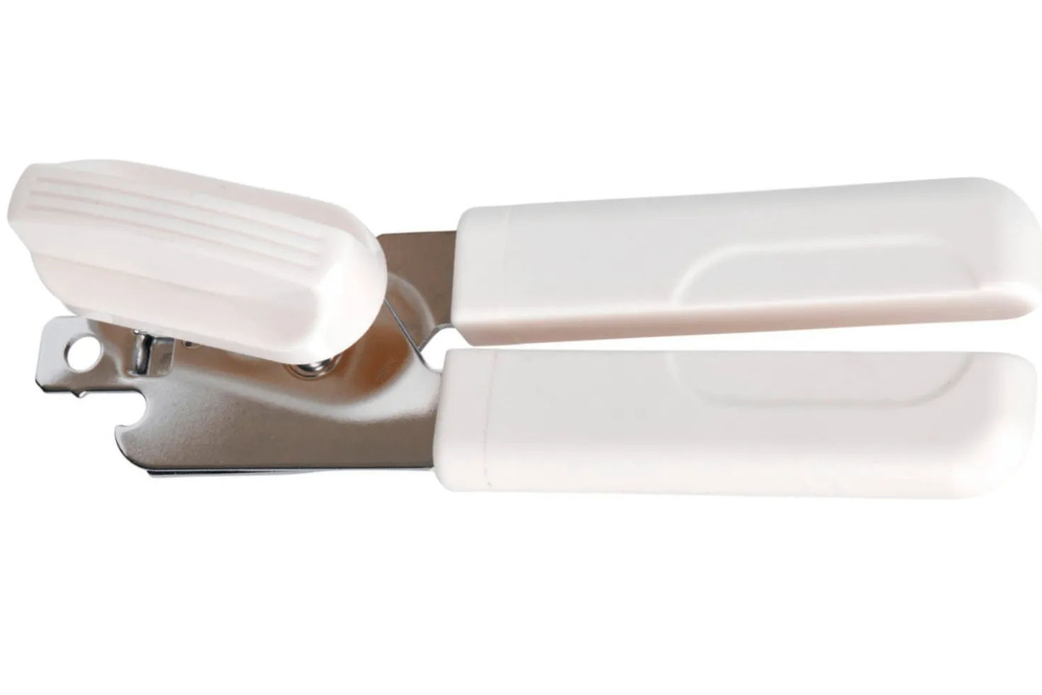 Ouvre-boîte KitchenCraft en acier inox et ABS blanc