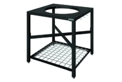 Pack Big Green Egg Medium barbecue + convEGGtor + table modulaire + meuble d'extension + 6 roulettes