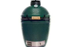 Pack Big Green Egg Medium barbecue + convEGGtor + table modulaire + meuble d'extension + 6 roulettes