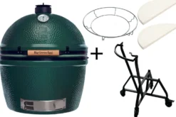Pack Big Green Egg 2XL barbecue + convEGGtor + chariot à roulettes