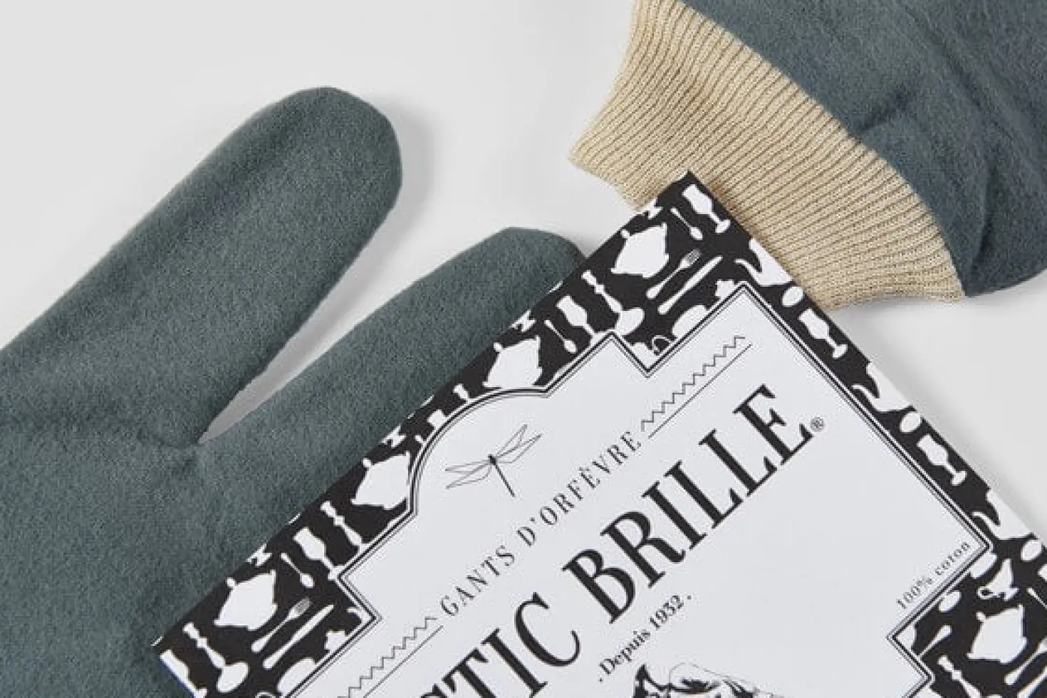 Paire de gants d'orfèvre Astic Brille en coton