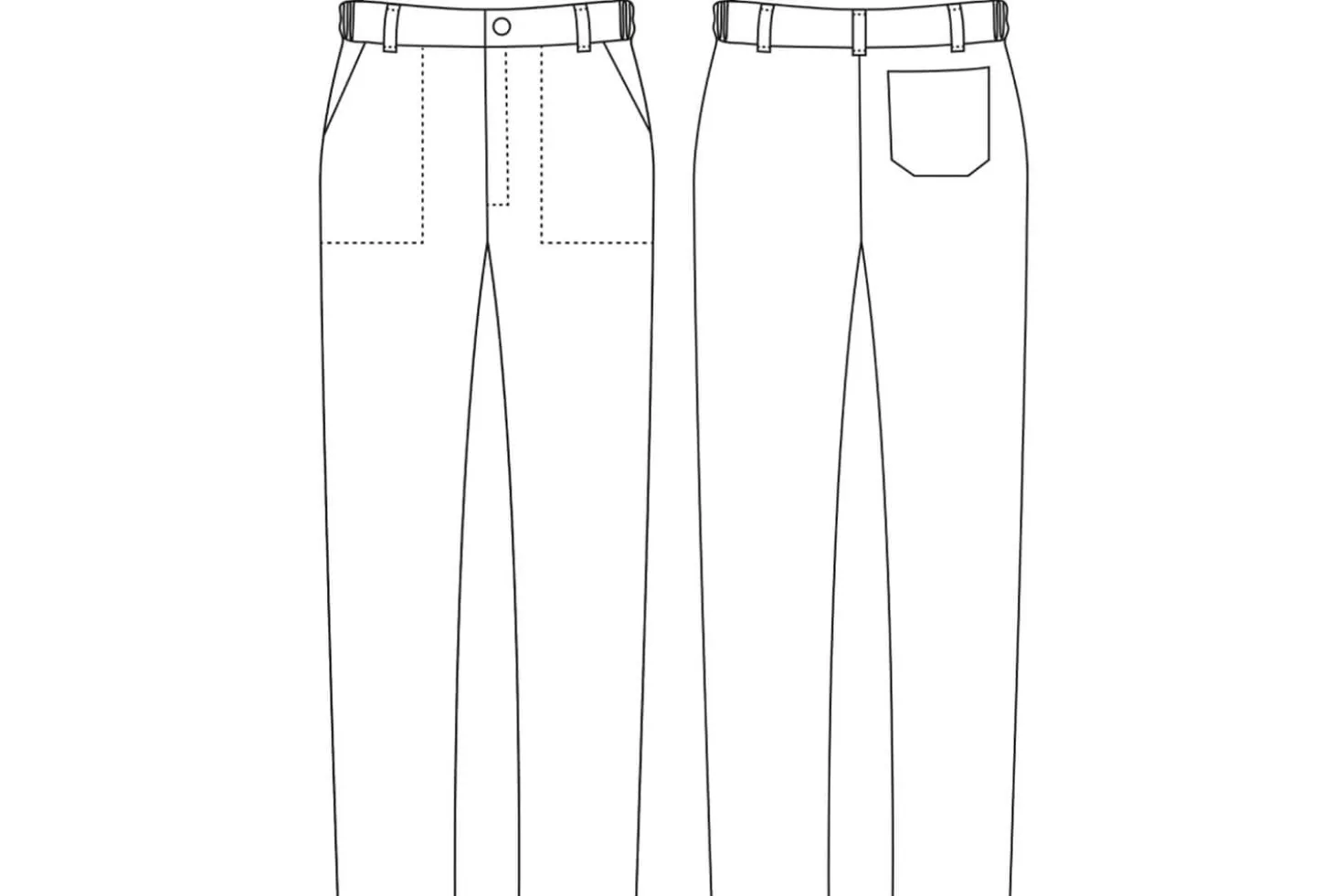 Pantalon de cuisine unisexe Egochef Evo noir polyester et coton