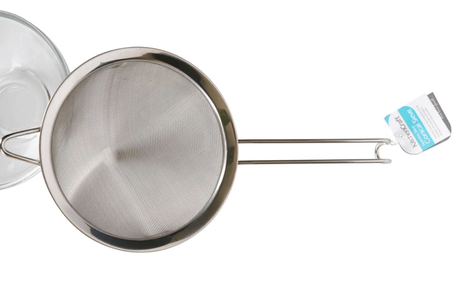 Passoire chinois KitchenCraft à mailles fines en acier inoxydable 18cm