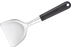 Pelle plancha en acier inox Déglon avec manche ABS 26 x 10 cm