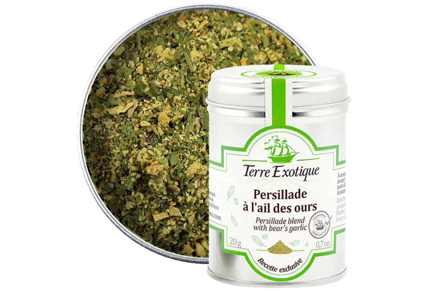 Persillade à l'ail des ours Terre Exotique 20g