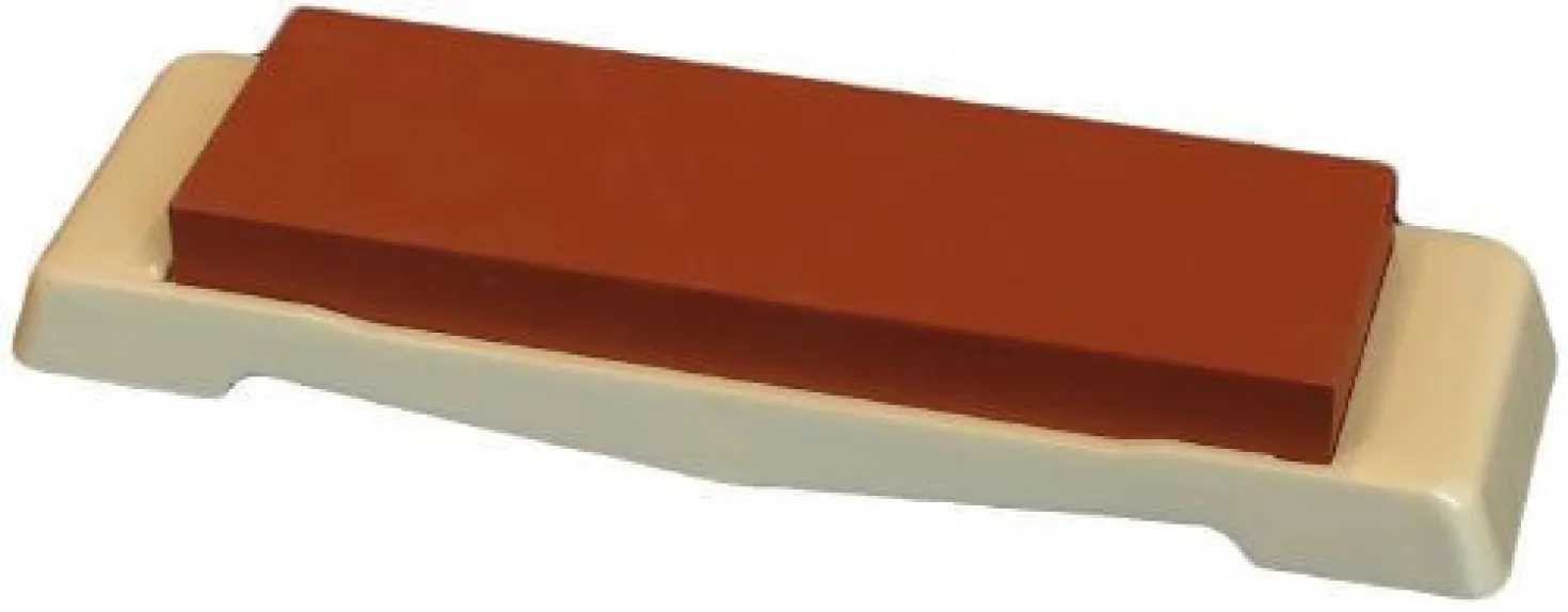 Pierre à aiguiser TOJIRO grain 1000 + socle