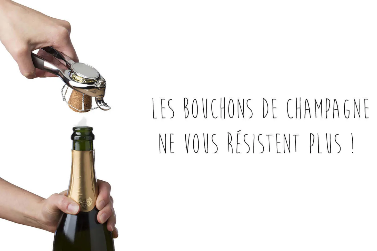 Pince à champagne Vacu Vin