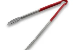 Pince de cuisine professionnelle 40cm manche antidérapant rouge