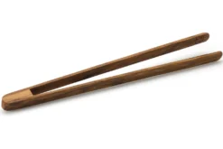 Pince à toasts et cornichons Continenta en bois d'olivier 40cm