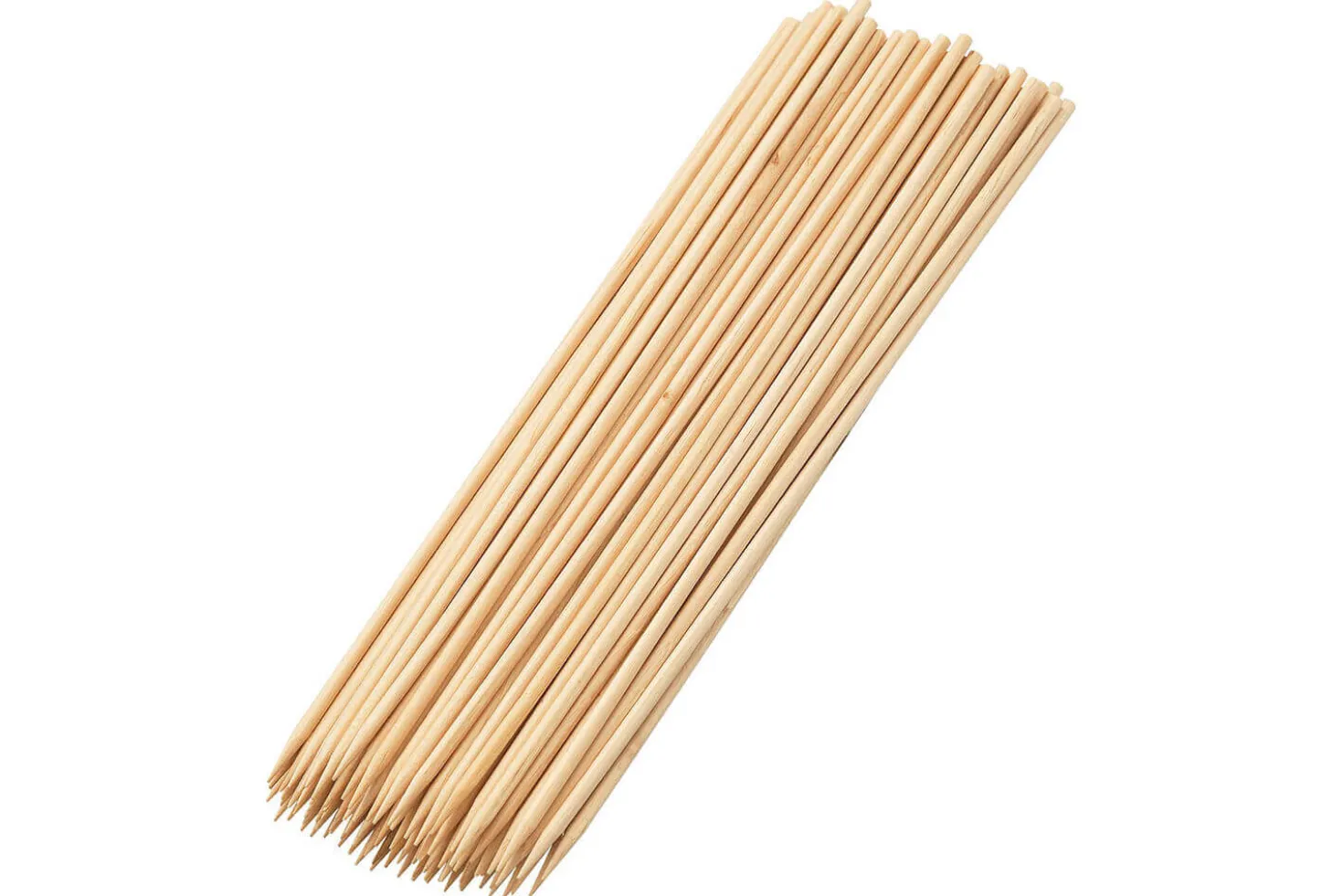100 piques à brochettes Westmark Natur Pur 20cm