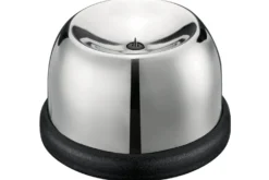 Pique-œufs Gefu Perfo en acier inoxydable base noire