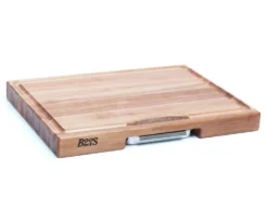 Planche Boos Blocks Prep Masters bois d'érable + plateau acier 61 x 46 x 6cm