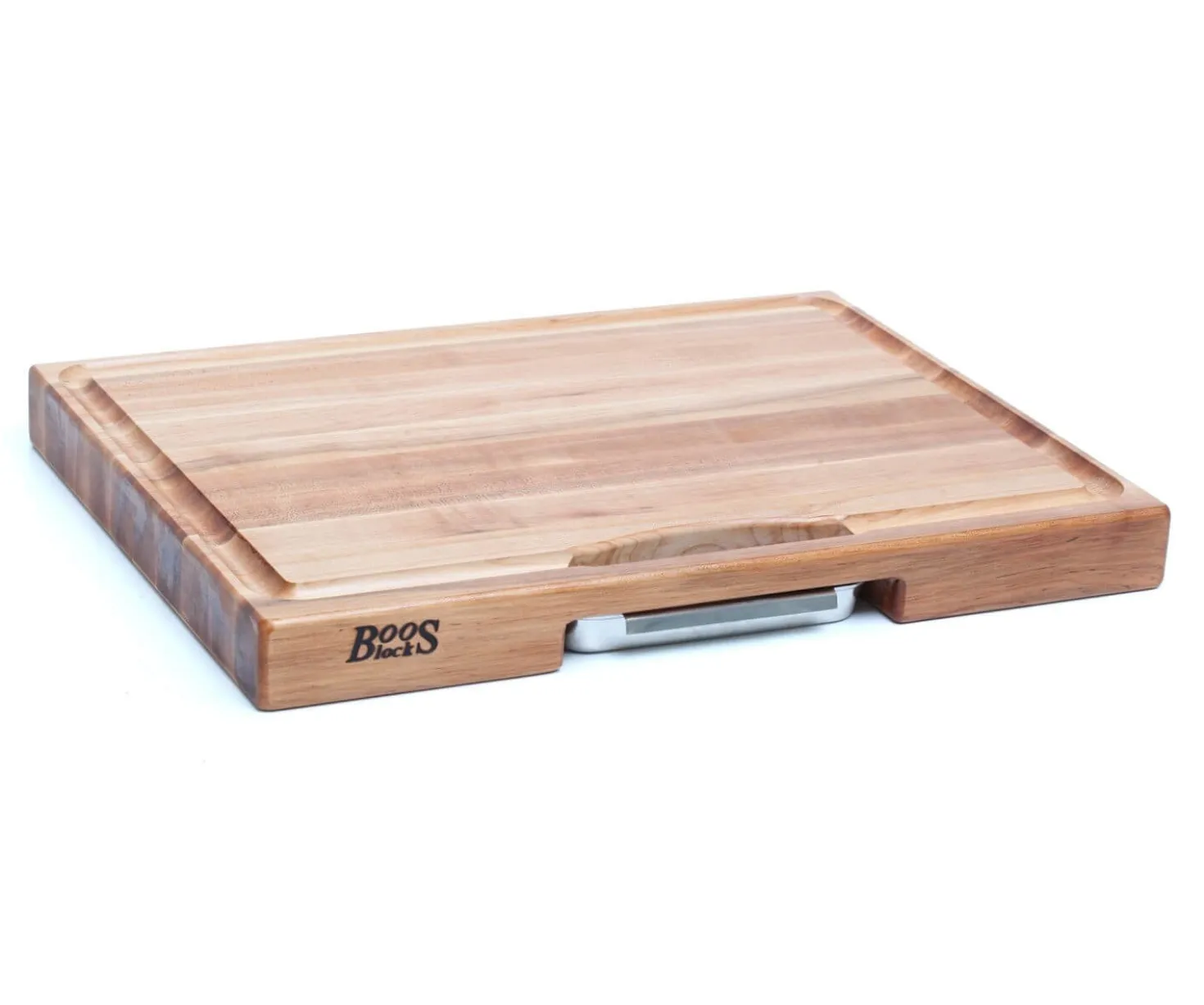 Planche Boos Blocks Prep Masters bois d'érable + plateau acier 61 x 46 x 6cm