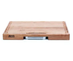 Planche Boos Blocks Prep Masters bois d'érable + plateau acier 61 x 46 x 6cm