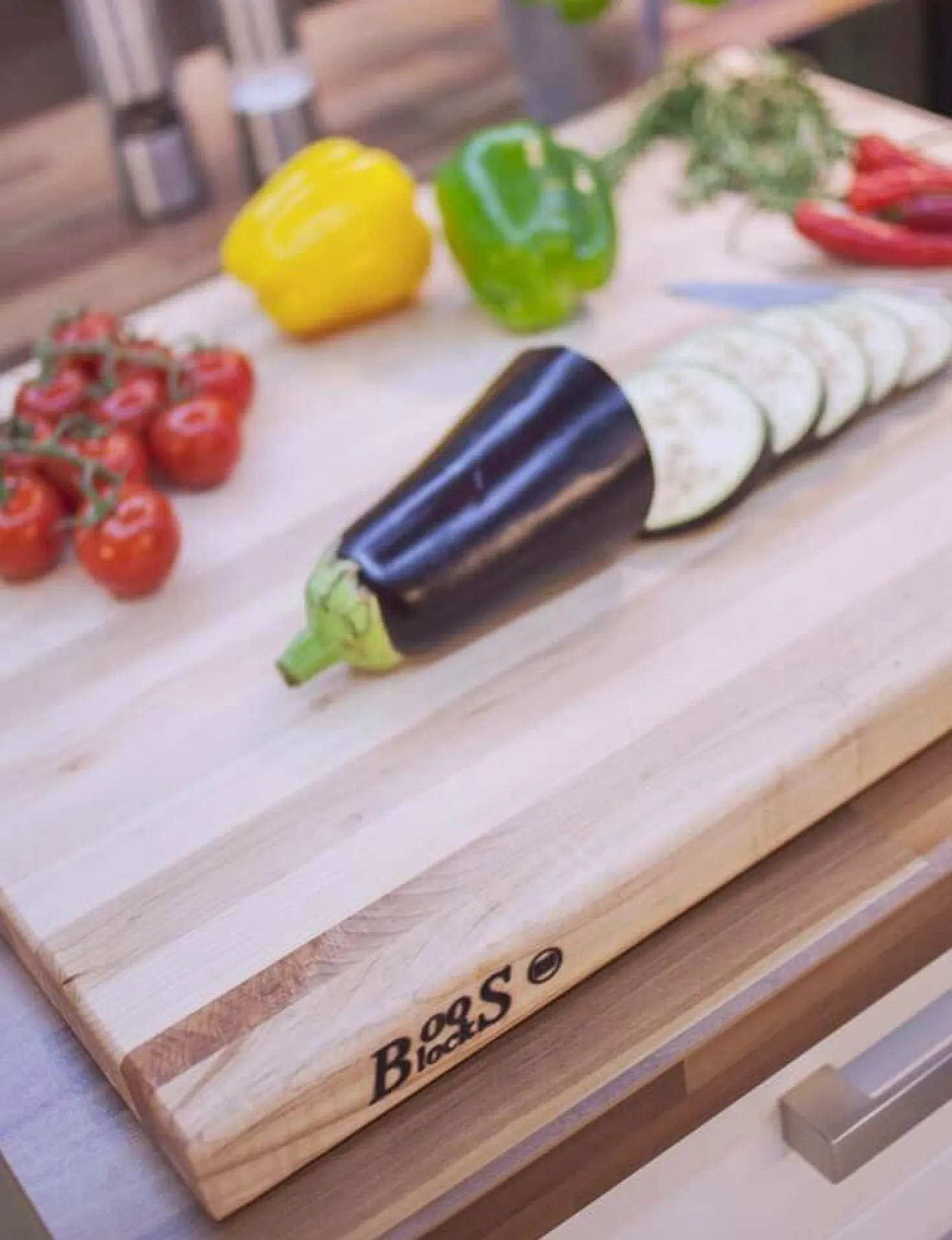 Planche à découper Boos Blocks Chef lite double-face en bois d'érable 51x38cm