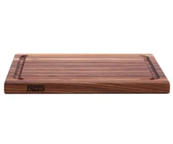 Planche à découper Boos Blocks en noyer avec rigole réversible 51x38x4cm