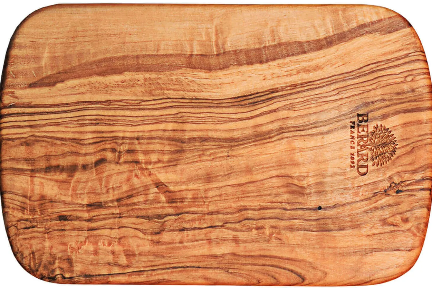Planche à découper Bérard faite main en olivier 22x14,5cm