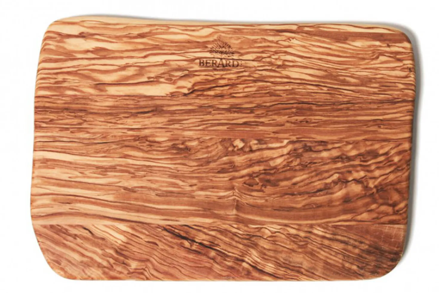 Planche à découper Bérard Vague collection Rustique faite main en olivier 35x20cm